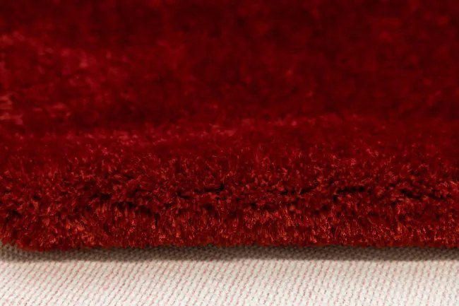 Kúpeľňový koberček Malmo červený, kruh