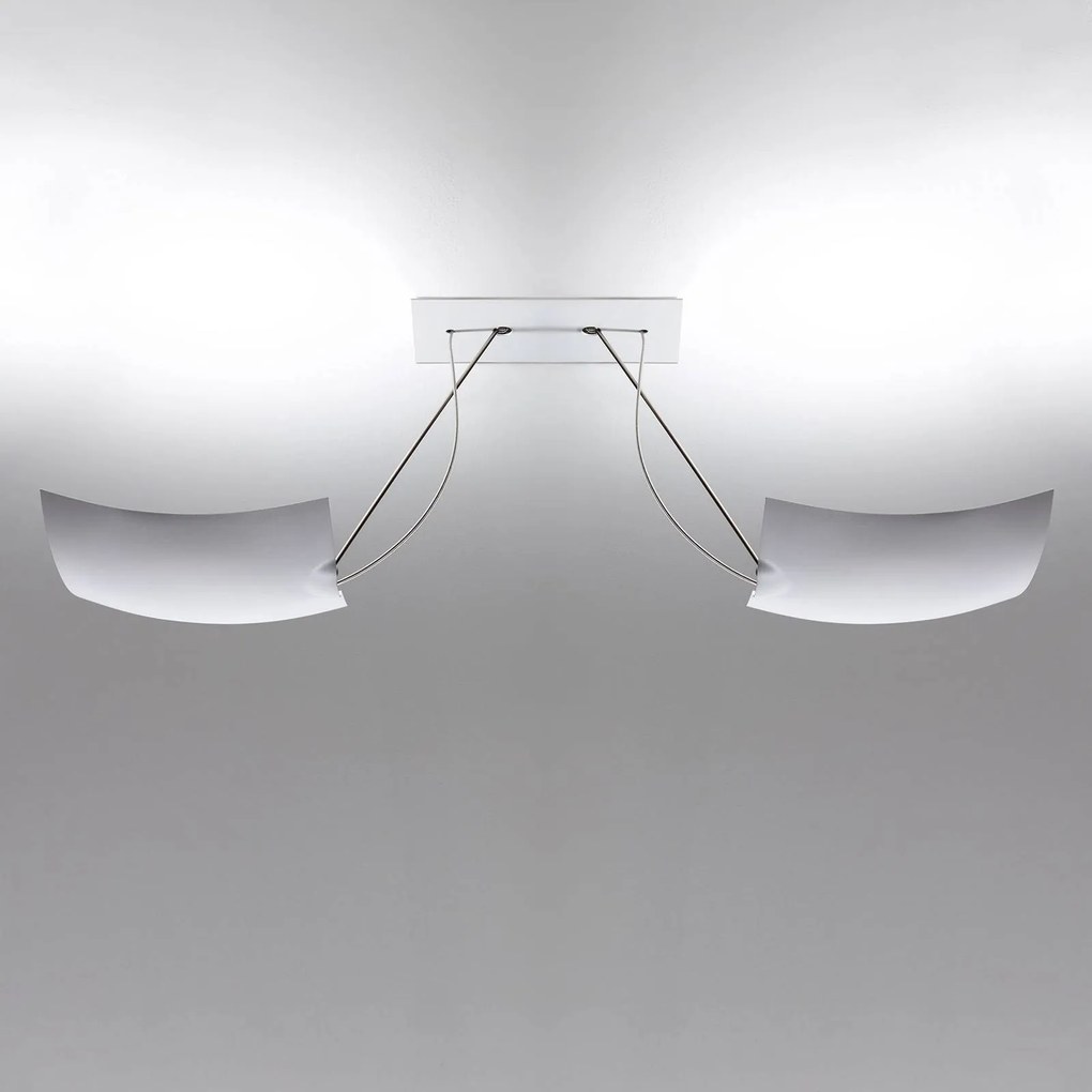 Ingo Maurer 2x18x18 stropné LED svietidlo 2-pl.