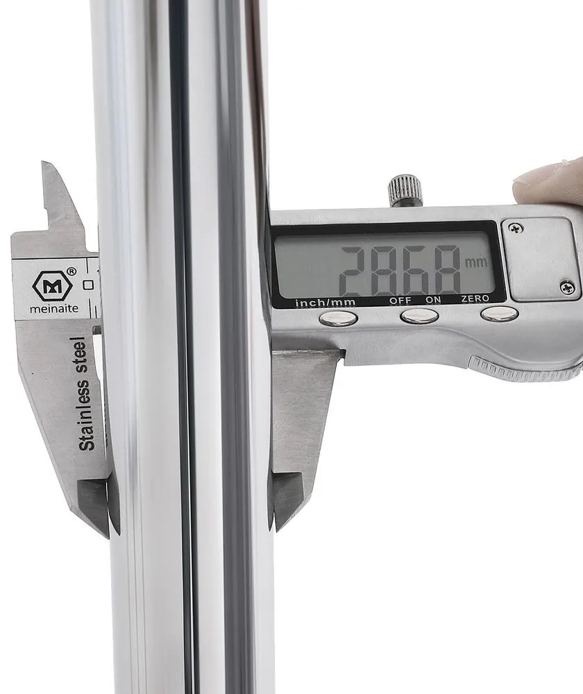 Stojan na oblečnie IRENE na kolieskach, max.130kg, 150x45x160cm, strieborná SongmicsHome