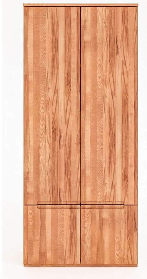 Šatníková skriňa z bukového dreva 90x206 cm Vento 2 - The Beds