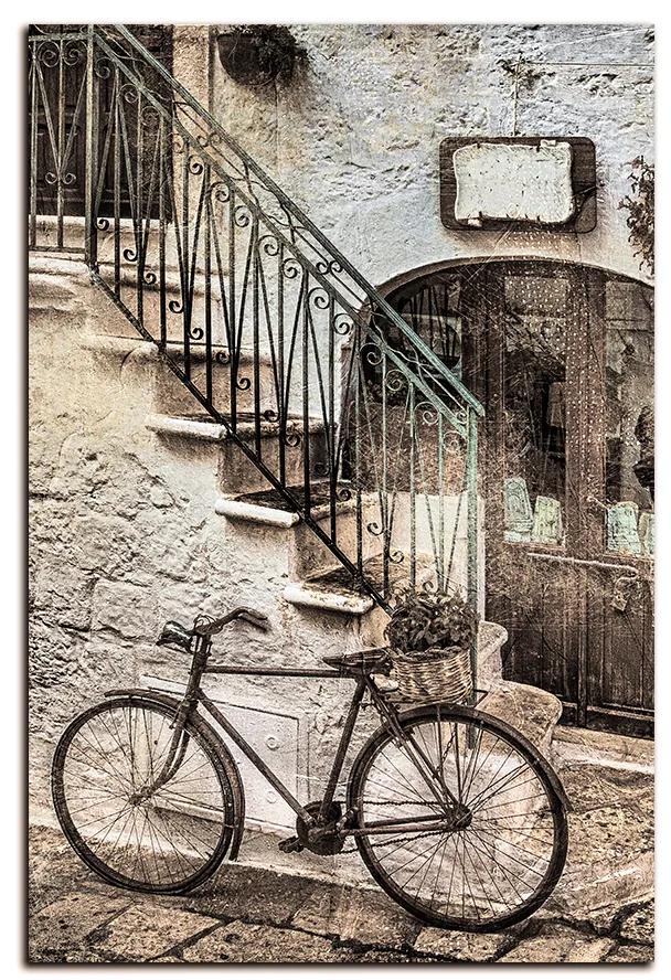Obraz na plátne - Stará ulica v Taliansku - obdĺžnik 7153FA (100x70 cm)