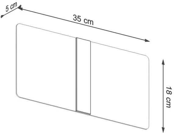 Sollux SL.1006 - Nástenné svietidlo AZALIA 2xG9/40W/230V