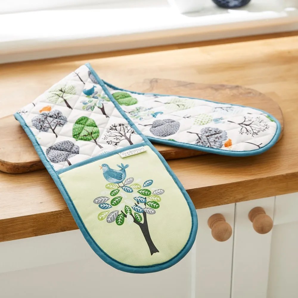 Dvojitá bavlnená chňapka Cooksmart ® Forest Birds