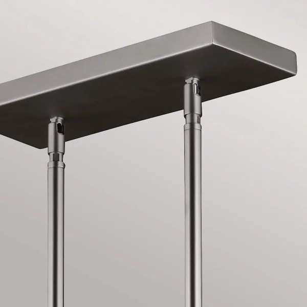 Feiss FE-HOBSON-3P-SN - Luster na tyči HOBSON 3xE27/60W/230V