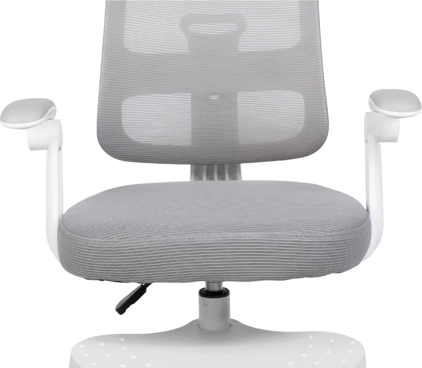 Detská rastúca stolička Neoseat JUNI 013 — látka, sivá