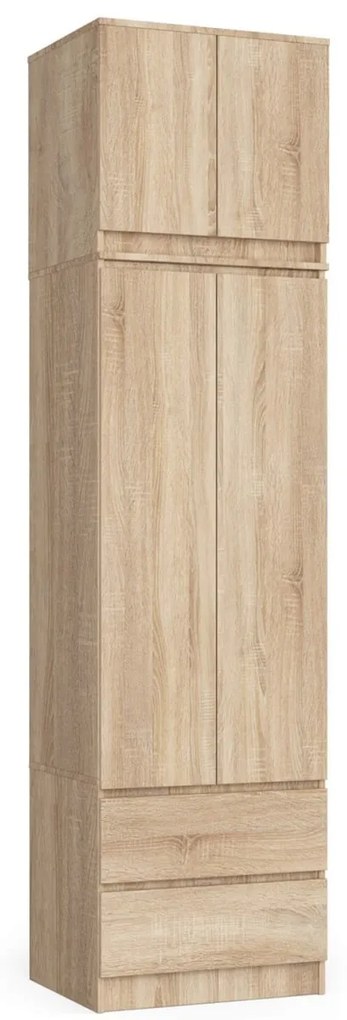 Šatník s nadstavcom STAR 234 cm