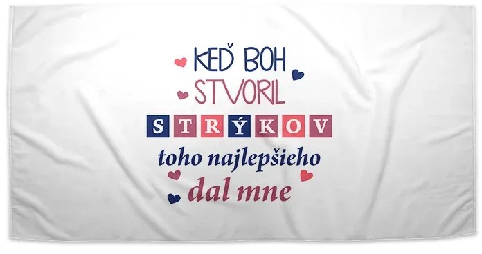 Sablio Uterák Keď Boh stvoril strýkov - 70x140 cm