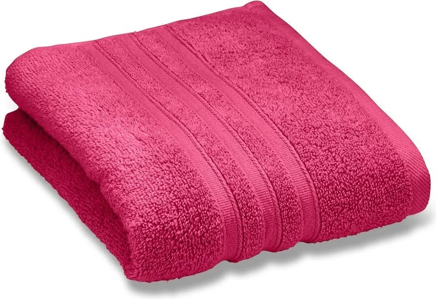 Tmavoružové froté bavlnené uteráky a osušky v súprave 6 ks Zero Twist – Catherine Lansfield