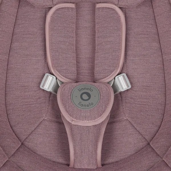 Lionelo - Detské húpacie lehátko s melódiou BLOSSOM Pink Mauve + diaľkové ovládanie