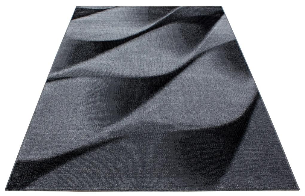 Ayyildiz Kusový koberec PARMA 9240, Čierna Rozmer koberca: 160 x 230 cm