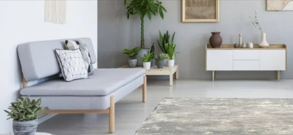 Berfin Dywany, Kusový koberec Vals 8125 Grey, 80x150, šedá, kancelária