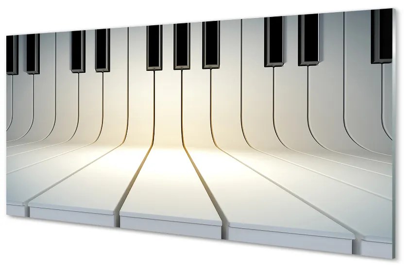 Obraz plexi Klávesy klavíra 100x50 cm