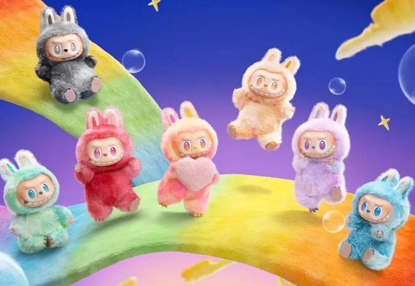 Plyšová figúrka v štýle LABUBU monster - Rainbowpuff