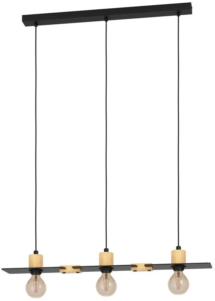 Eglo 43752 - Luster na lanku BRAMERTON 3xE27/40W/230V