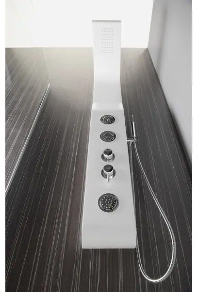 Aqualine - Sprchový panel YUKI matná biela