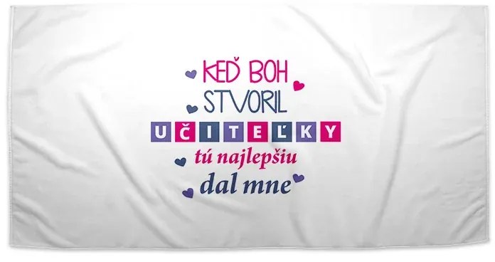 Sablio Uterák Keď Boh stvoril učiteľky - 30x50 cm