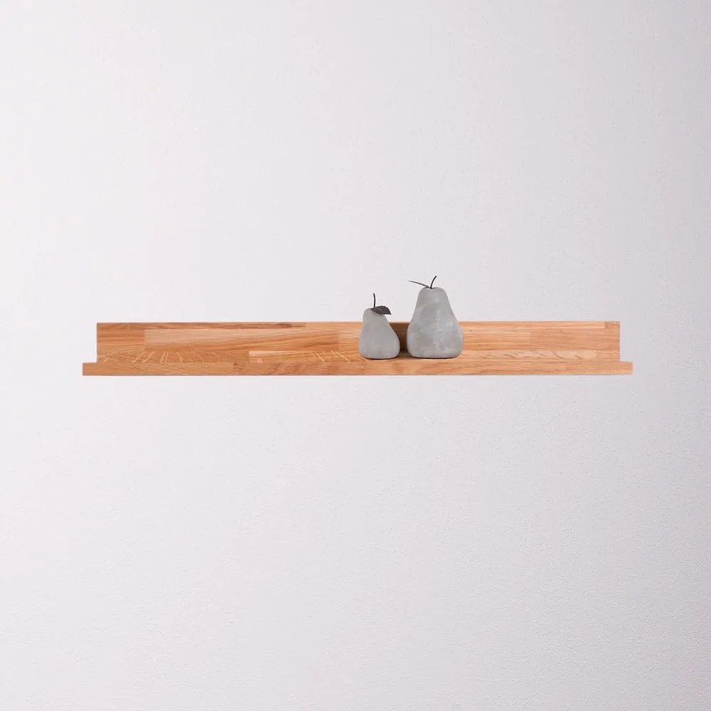 Police na obrázky z dubového dreva v prírodnej farbe 80 cm Kalle – Interia Home & Living