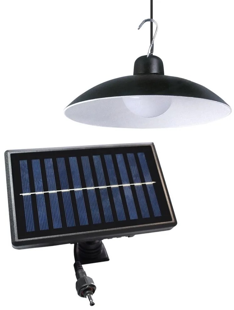 LED Stmievateľné solárne závesné svietidlo LED/6W/3,7V 800 mAh IP44 + DO