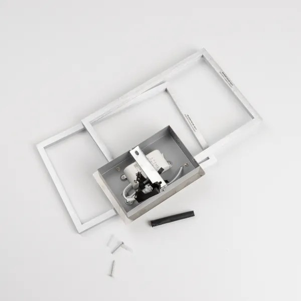 LED stropné svietidlo LED/17W/230V matný chróm