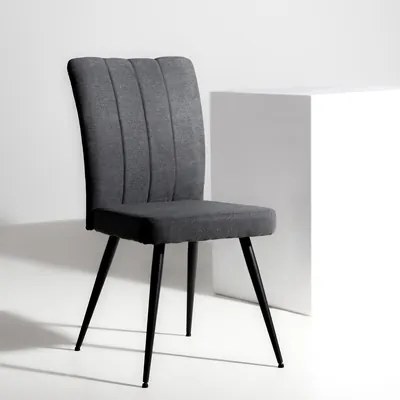 Čalúnená stolička sivá SVENTO