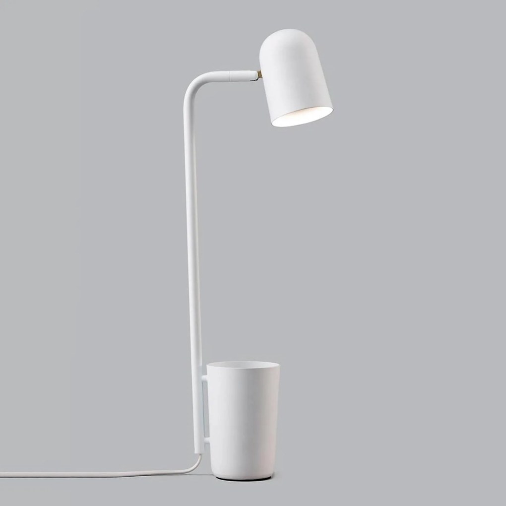 Northern Buddy – lampa na písací stôl, biela