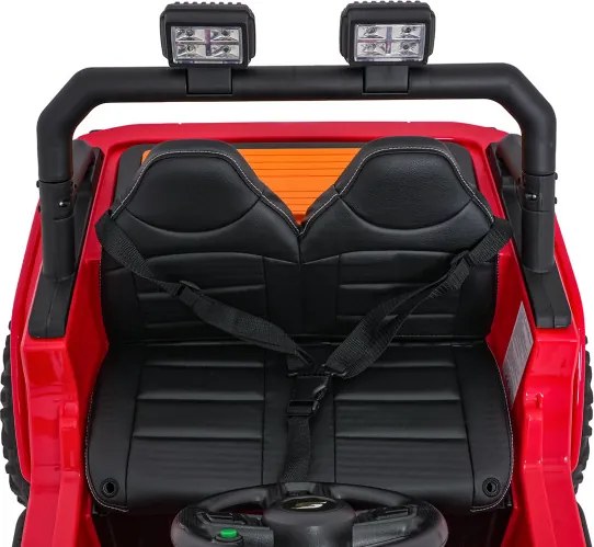 Elektrické autíčko Jeep Monster červené