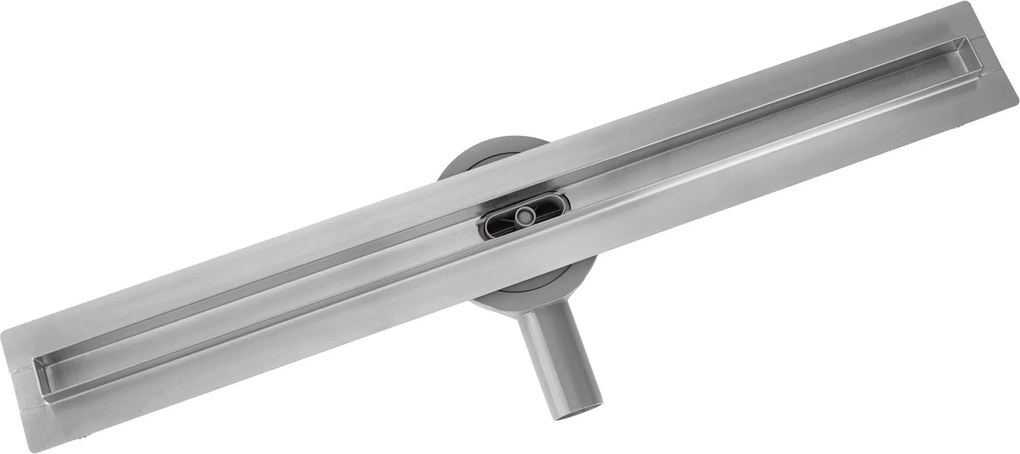 Rea Neox Slim Pro, odtokový sprchový žľab 80 cm, brúsená oceľ, REA-G5802