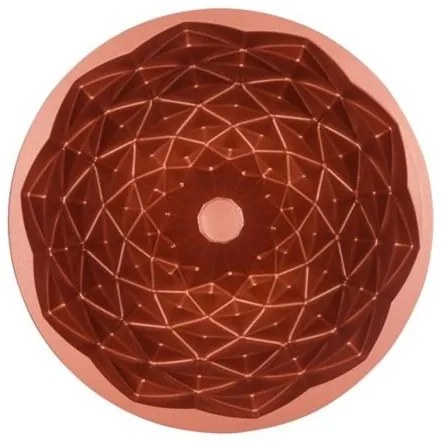 Forma na bábovku KITCHISIMO 24 cm diamant/medená