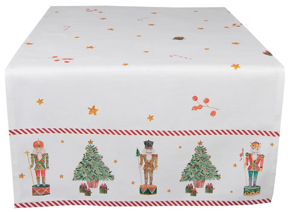 Bavlnený behúň so luskáčikmi Happy Little Christmas - 50*140 cm