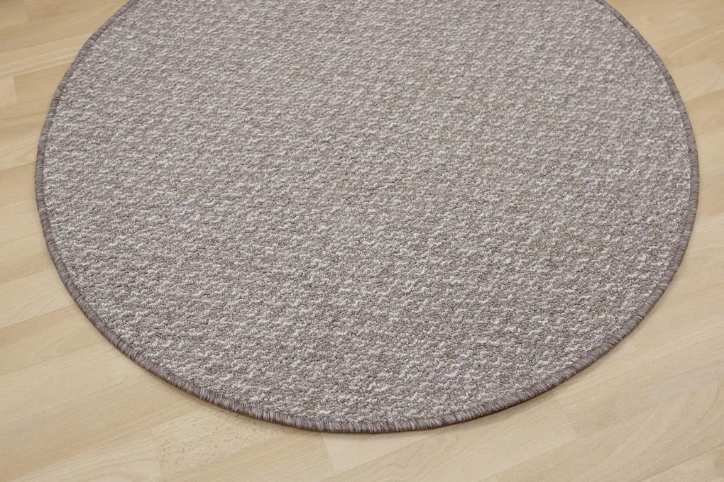 Vopi koberce AKCIA: 80x80 (průměr) kruh cm Kusový koberec Toledo béžovej kruh - 80x80 (priemer) kruh cm