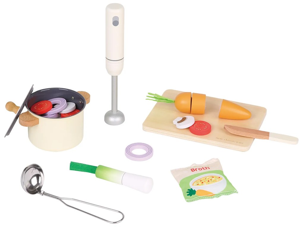 Súprava potravín na prípravu polievky