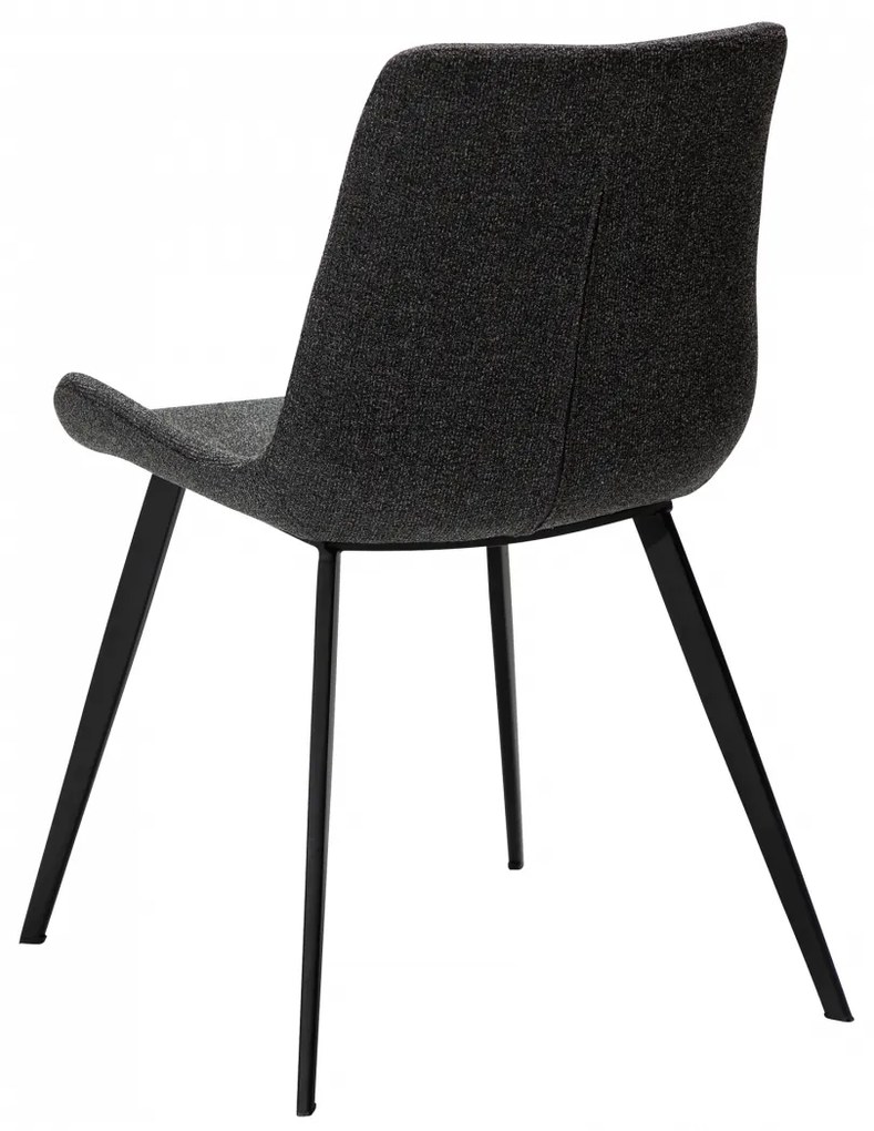 HYPE ČALÚNENÁ STOLIČKA grey/black