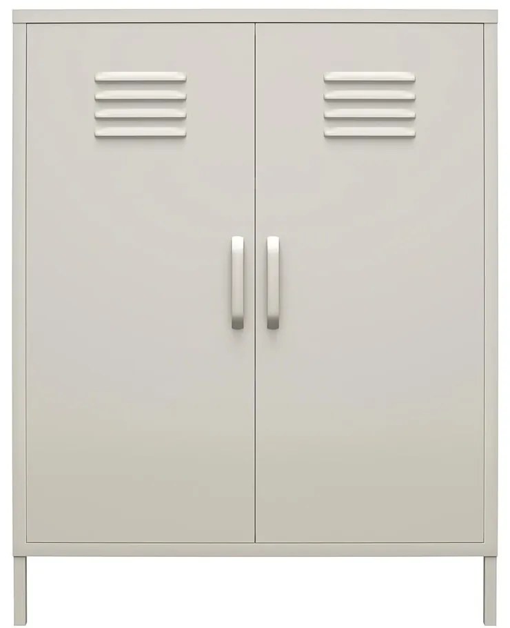 Svetlosivá kovová skrinka 79x100 cm Bradford – Støraa