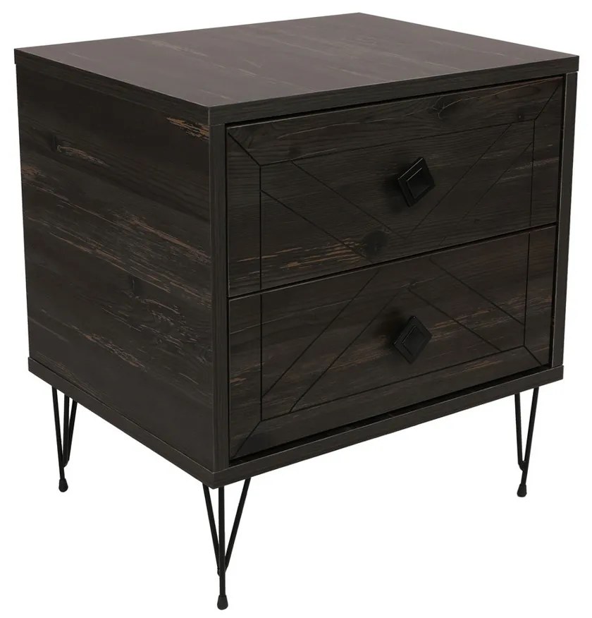 Nočný stolík Luna Dark Brown