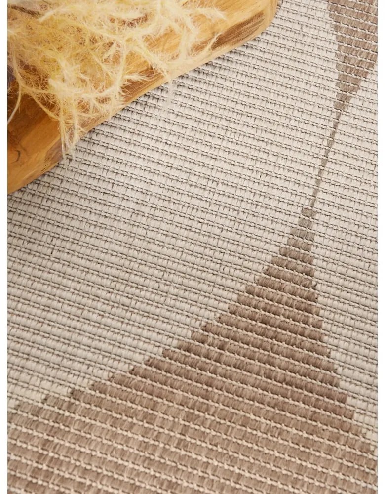 Vnútorný a vonkajší koberec v béžovej a slonovinovej farbe 120x170 cm Duet Bowen – NORTHRUGS
