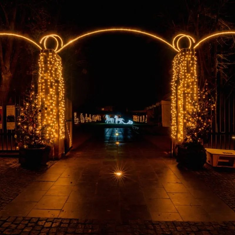 DECOLED LED světelná záclona, FLASH, 1x3 m, teple bílá, 300 diod, IP67