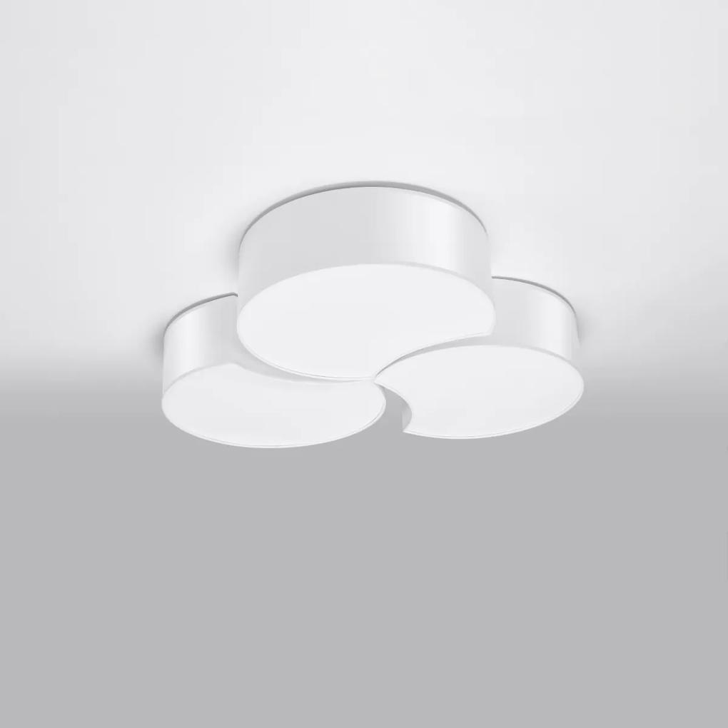 Sollux Lighting Stropné svietidlo CIRCLE 3B biele