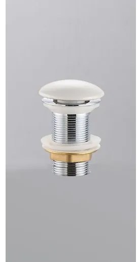 Prietokový umývadlový vtok SAT Infinitio 5/4 "biela lesklá PZATKAWH, 1 ks