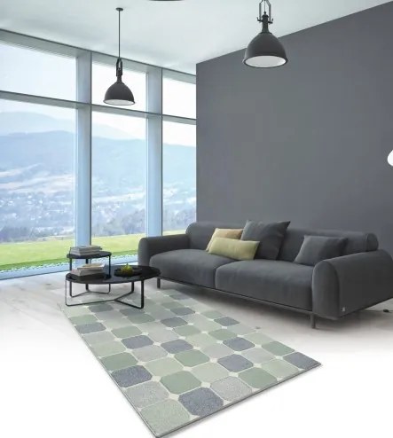 Kusový koberec Portland 172/RT4G, 80x140, zelená, chodba / predsieň, Oriental Weavers