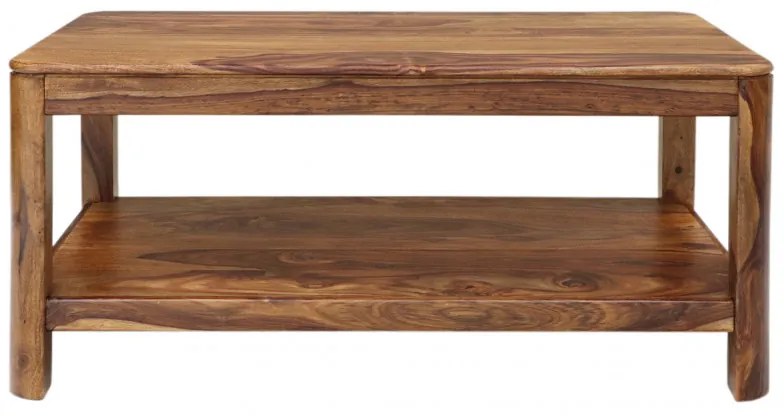 Konferenčný stolík Tina 110x50x60 indický masív palisander Svetlomedová