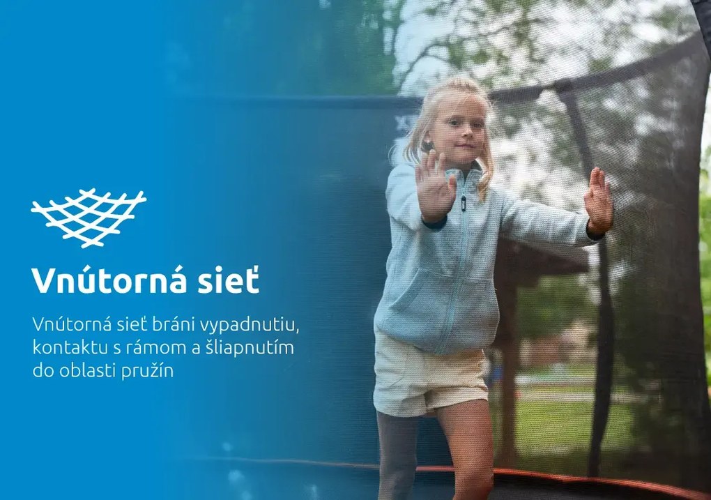 Marimex | Trampolína Marimex Premium 366 cm + vnútorná ochranná sieť + schodíky ZADARMO | 19000112