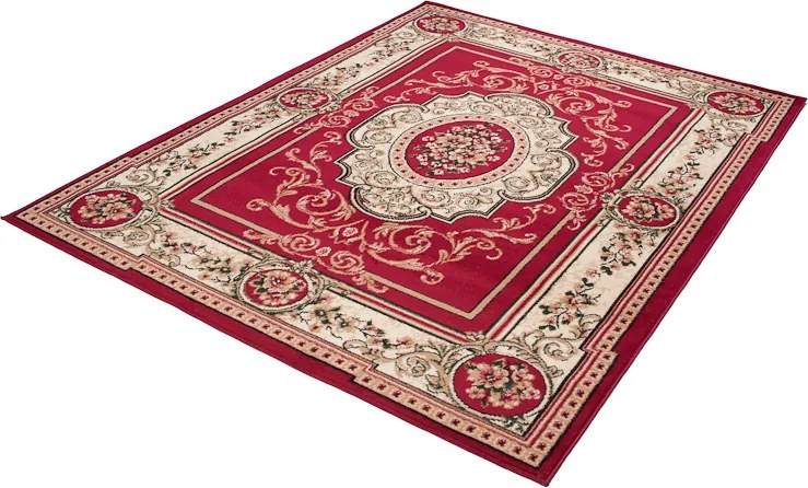 TA Koberec F744A ČERVENÝ ATLAS PP Rozmer: 250x350 cm