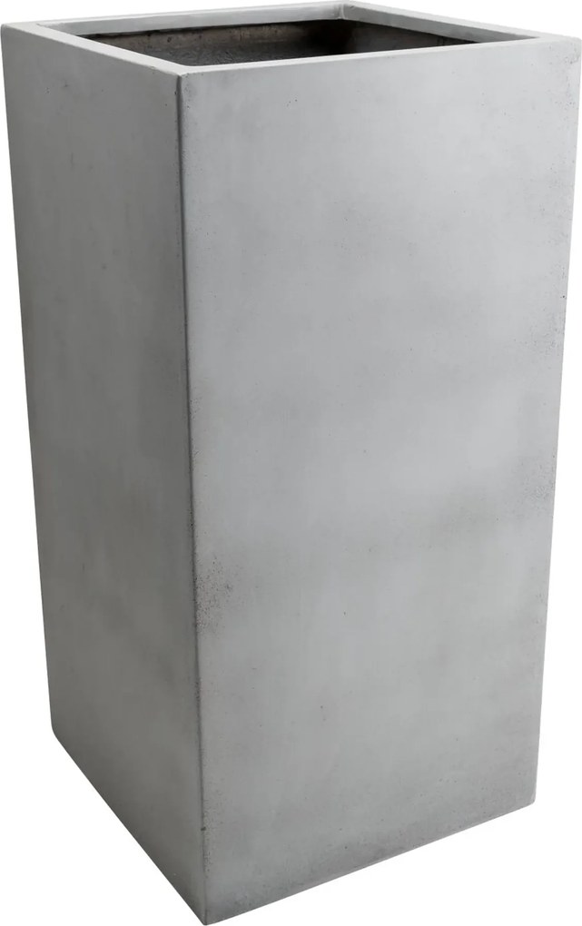 Kvetináč BLOCK, sklolaminát, výška 80 cm, betón design