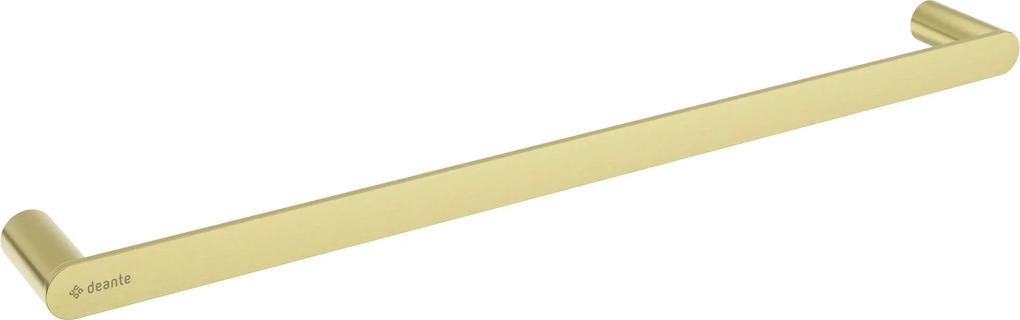 Deante Round, nástenný držiak na uteráky 600mm, zlatá matná, DEA-ADR_R621
