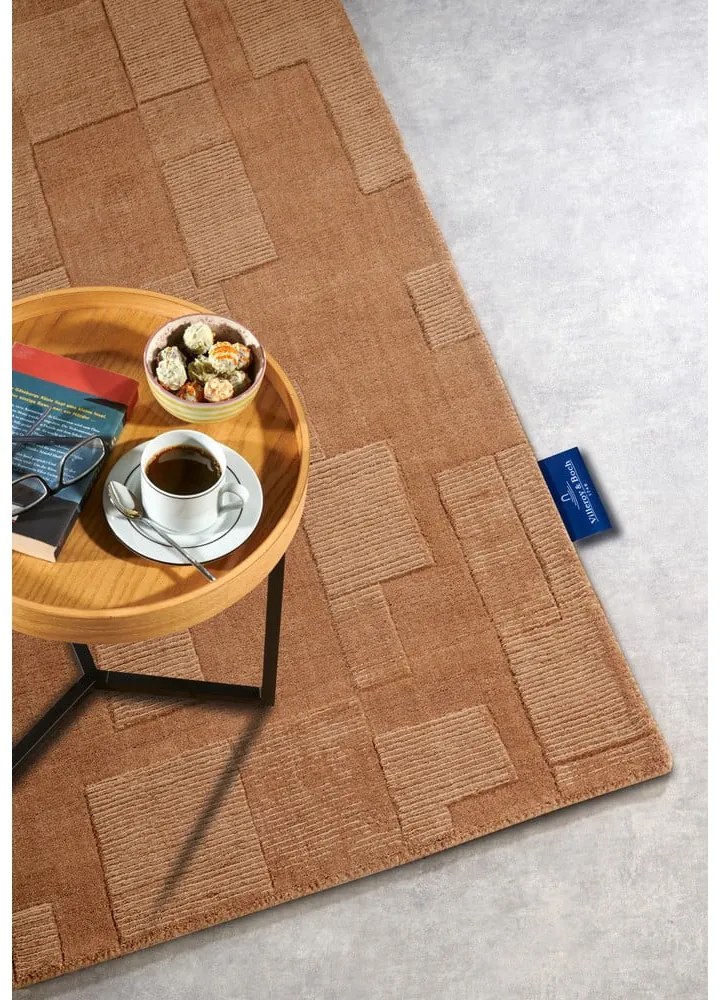 Hnedý ručne tkaný vlnený koberec 160x230 cm Wilhelmine – Villeroy&amp;Boch