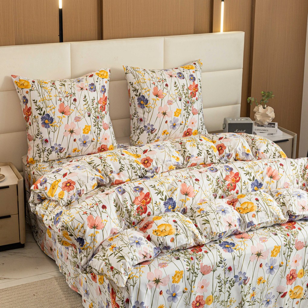 Obliečky z mikrovlákna WILDFLOWERS farebné Rozmer obliečky: 70 x 90 cm | 140 x 200 cm