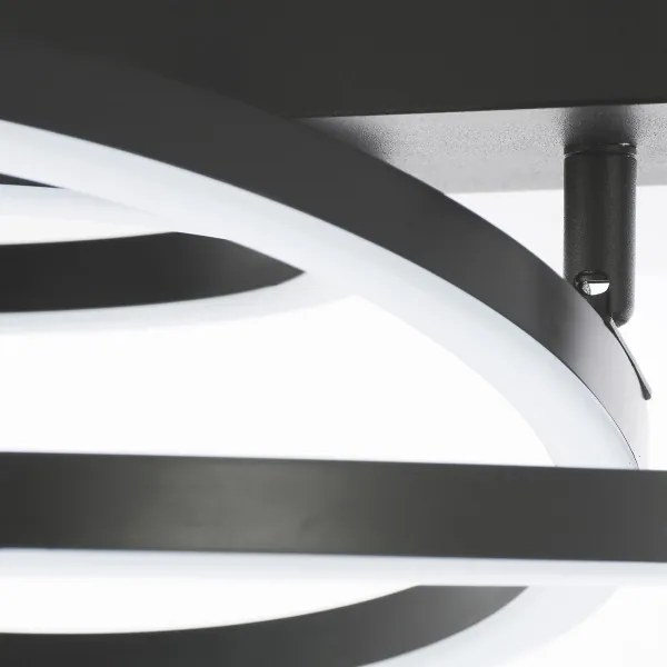 Brilliant - LED stmievateľné stropné svietidlo PEDLEY LED/36W/230V čierna