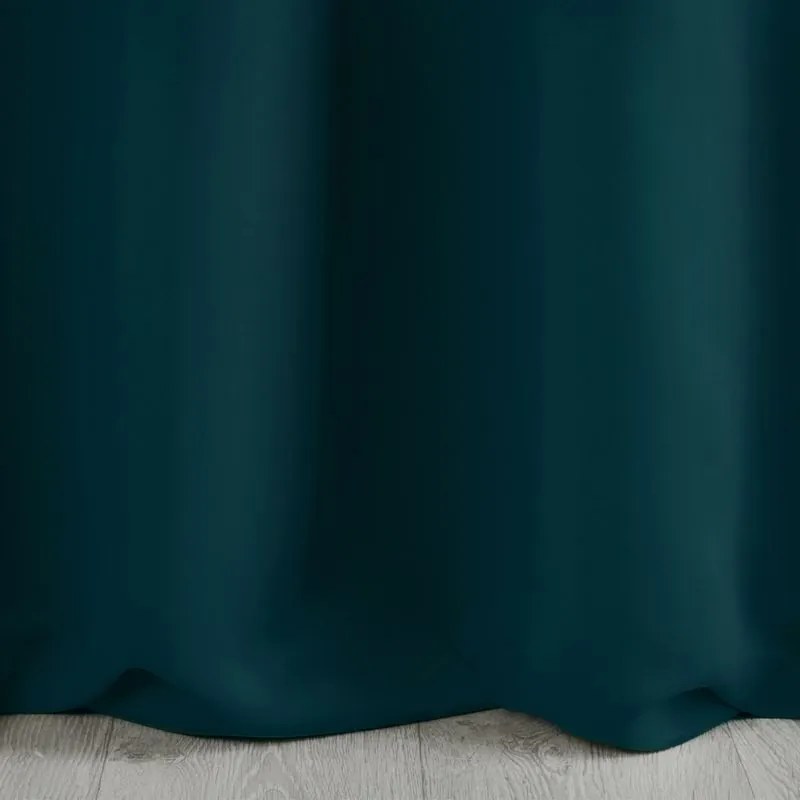 Petrolejový zatemňovací záves na páske PARISA 135x270 cm