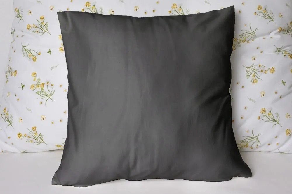 Polášek Jednofarebná obliečka na vankúš Jersey - Modrá | 50 x 50 cm