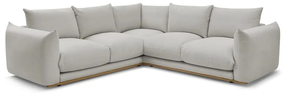 Svetlosivá rohová pohovka Ernest – Bobochic Paris